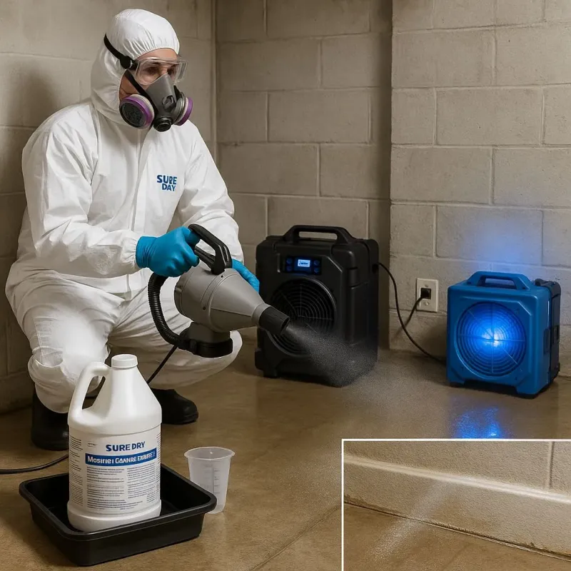 Sanitization and Odor Removal process in Cornish, ME